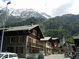 Les Houches: the village centre