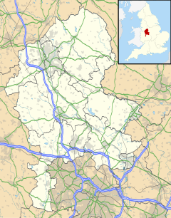 Cauldon is located in Staffordshire