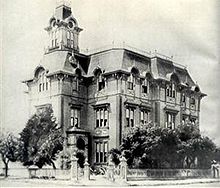 Photo of Oakland High school circa when Stratton attended it