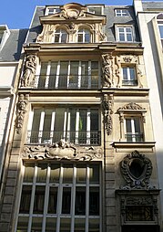 1879年建造, ネオルネサンス建築のフォルチュニ通り42番地建物 (Hôtel particulier au no 42)