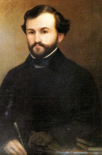Portreto de Verdi, 1839-40 de Molentini.