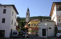 Skyline of Baselga di Piné