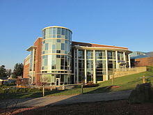 The Harrington Learning Center on the campus of Quinsigamond Community College in 2012.