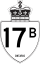 Highway 17B marker