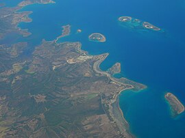 An aerial view of Païta