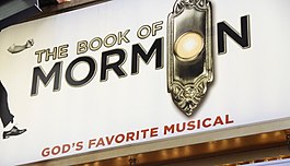 Theateraankondiging van The Book of Mormon