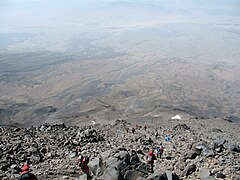 Ararat, Climbing route at 4700 m