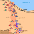 Atac en 3 direccions de la Divisió Paracaigudista Folgore: 25 d'octubre 22:30 fins al 26 d'octubre 3am