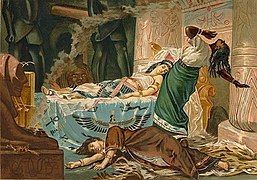 The Death of Cleopatra, ca. 1881