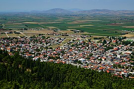 View of Farsala from the Ancient Pharsalus Acropolis