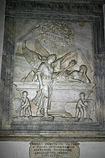 Selene and Endymion relief, Alessandro and Lancellotto Pusterla's gravestone, 16th century.