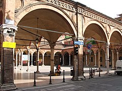 Quadriportico dei Servi, Bolonia.