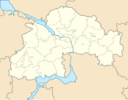 Kravtsivka is located in Dnipropetrovsk Oblast