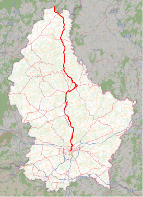 Image illustrative de l’article Route nationale 7 (Luxembourg)