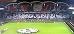 Stade de Gerland avant un match de Coupe d'Europe