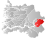 Årdal markert med rødt på fylkeskartet