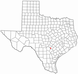 Location of Santa Clara, Texas