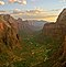 View of Zion Canyon from Angel's Landing, Zion National Park