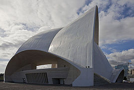 Lateral del arco del auditorio