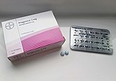 Progynova (estradiol valerate) 2 mg oral tablets.