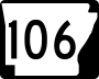 Highway 106 marker