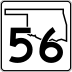 State Highway 56 marker