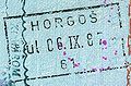 A 1987 passport stamp from Horgoš