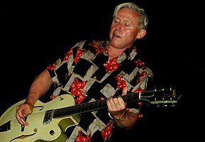 Kirk Brandon of Spear of Destiny performing in London, 2012