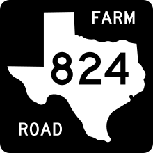 Texas FM 824.svg