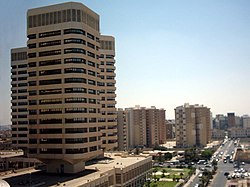 Innenstadt von Tripolis: Central Business District mit den Dhat El Emad Towers.