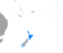 Verspreiding van Maori
