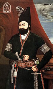 Ritratto di Mohammad Shah Qajar, 1841