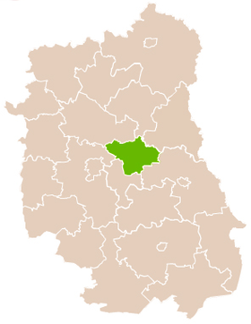 Localisation de Powiat de Łęczna