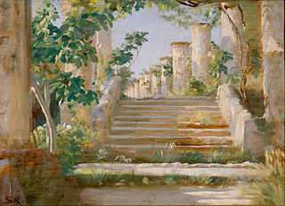 Loggia in Ravello, 1890