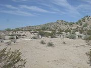 Ruins of the Gila River War Relocation Center.