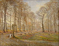 Theodor Philipsen (Danemark), L'automne à Dyrehaven, 1886.