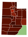 Image 14Map of counties in Utah by racial plurality, per the 2020 US Census Legend Non-Hispanic White   60–70%   70–80%   80–90%   90%+ Native American   50–60% (from Utah)