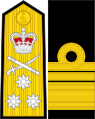英國皇家海軍中将肩章、袖章