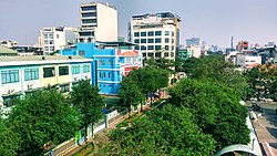 Scenery of District 3 around Bà Huyện Thanh Quan Street