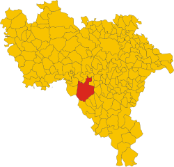 Voghera within the Province of Pavia