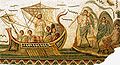 Rimski Odisejev mozaik, Kartagina, 2. st., zdaj v muzeju Bardo, Tunizija