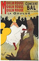 Moulin Rouge: La Goulue, Toulouse-Lautrec, (1891)