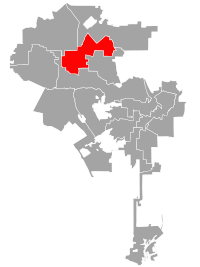 Map of the district