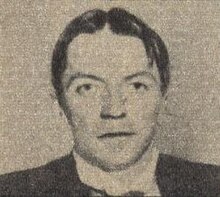 Photo of Kaj Munk published in the De Wervelwind, February 1944