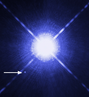 Star Sirius A with white dwarf companion Sirius B