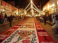 Image 66Sawdust carpet made during "The night no one sleeps" in Huamantla, Tlaxcala (from Culture of Mexico)