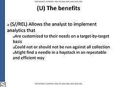 Benefits of contact graph analysis.