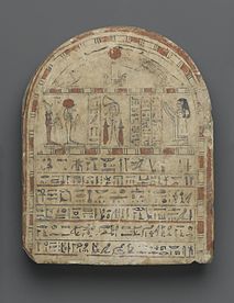 Egyptian grave stela of Nehemes-Ra-tawy, c. 760–656 BC