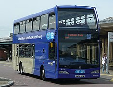 Un autobús Scania de Reading Transport.