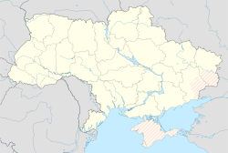 赫雷宾卡在乌克兰的位置
